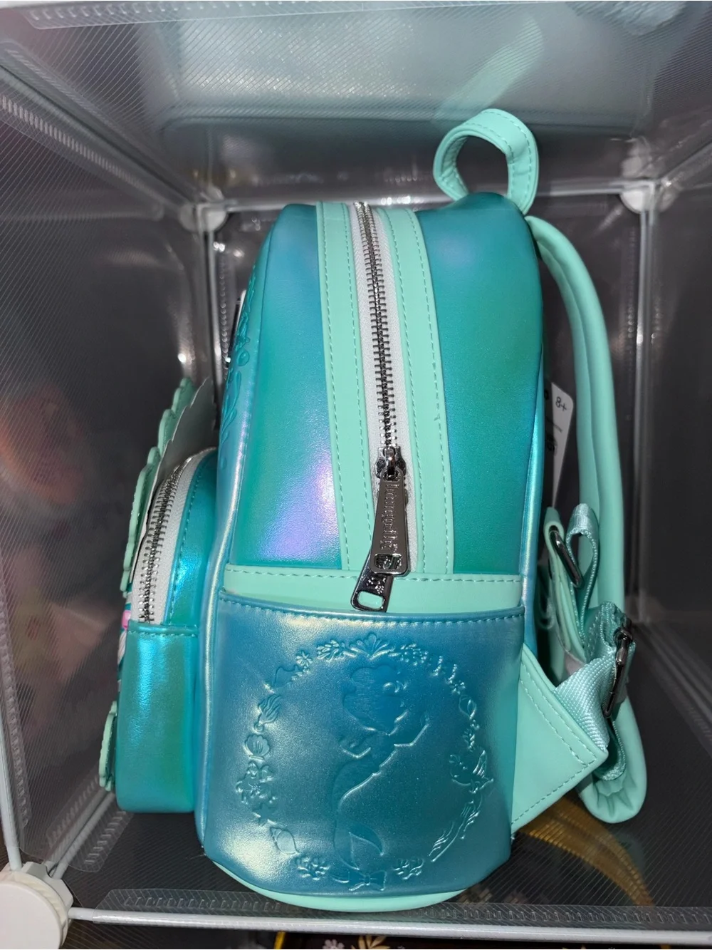 Loungefly Iridescent Little Mermaid Cake Mini Backpack